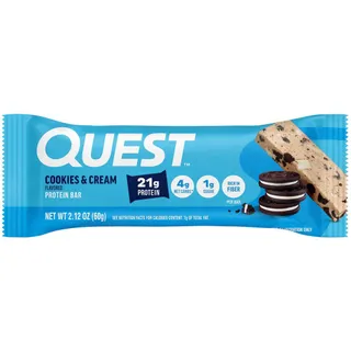 Quest Cookies & Cream Flavored Protein Bar 60g