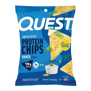 Quest Ranch Flavor Tortilla Style Protein Chips, 32g
