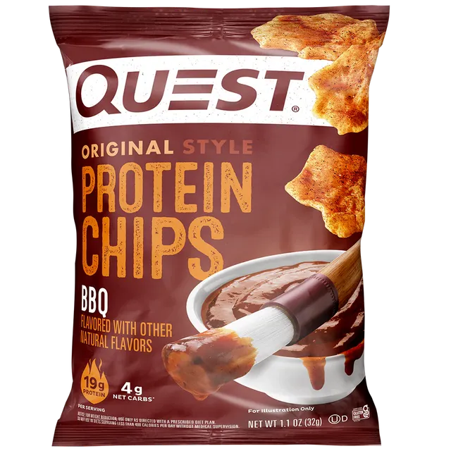Quest Original Style BBQ Flavored Protein Chips, 32g