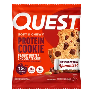 Quest Peanut Butter Chocolate Chip Protein Cookie, 58g