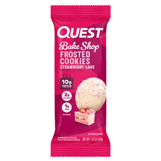 Quest Strawberry Cake Flavor Frosted Protein Cookies, 50g
