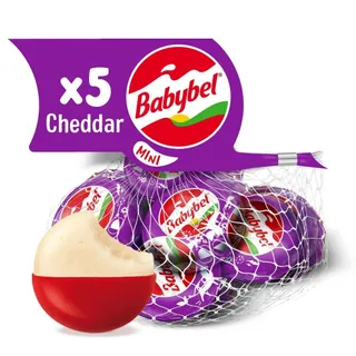 Mini Babybel Cheddar Cheese Snack, 5x20g