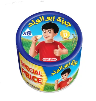 ريجال بيكون جبنة حصص، 4x8 حصص، 480g