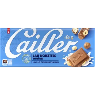 Cailler Hazelnut Milk Chocolate Tablet, 100g