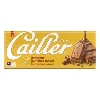 Cailler Dessert Hazelnuts Milk Chocolate Tablet, 100g