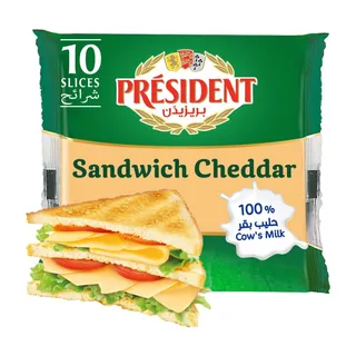 President Savoury Sandwich Cheddar Cheese Slice, 200g