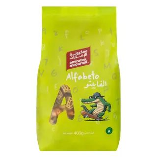 إمارات مكرونة أشكال أبجدية ثلاثية الألوان، 400g