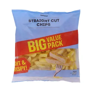 Iceland Straight Cut Chips 1.25Kg