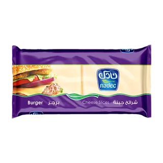 Nadec Burger Cheese Slices, 400g