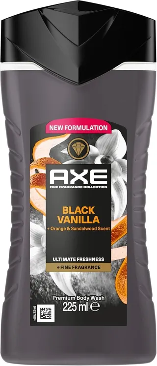 Axe Men Black Vanilla Shower Gel, 225ml
