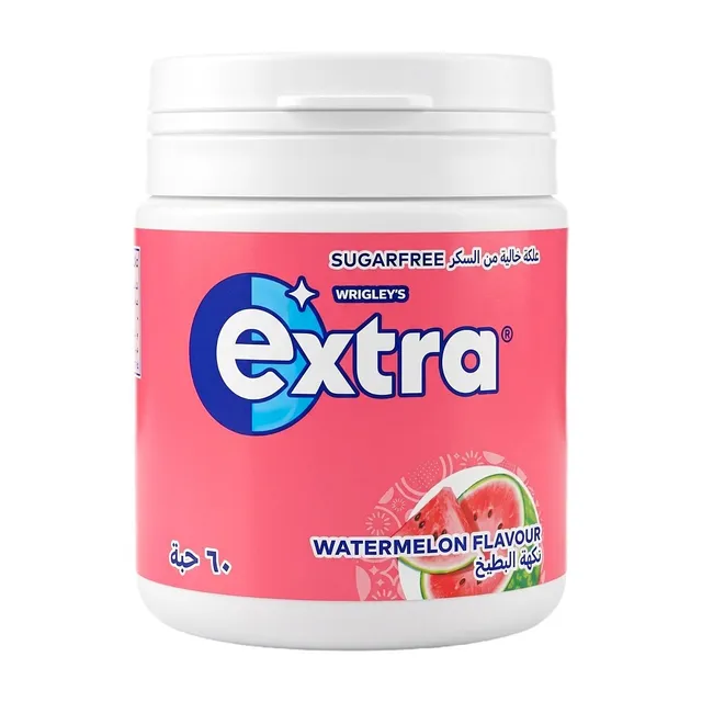 Wrigley's Extra Gum Watermelon Bottle, 84g
