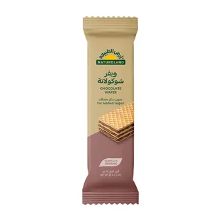 Natureland No Added Sugar Chocolate Wafer, 30g