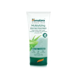 هيمالايا غسول وجه مرطب لطيف بالصبار والخيار لبشرة عادية إلى جافة، 150ml
