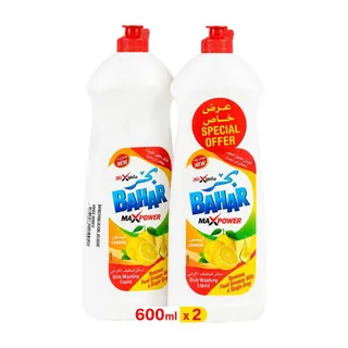 بهار بريميوم سائل غسيل أطباق ليمون, 2x600ml