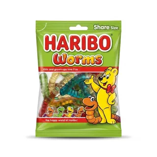 Haribo Gummy Worms, 80g