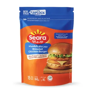 Seara Jumbo Breaded Chicken Burger, 1kg