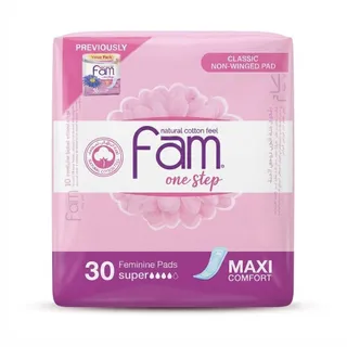 Fam Maxi One Step Pads 30s