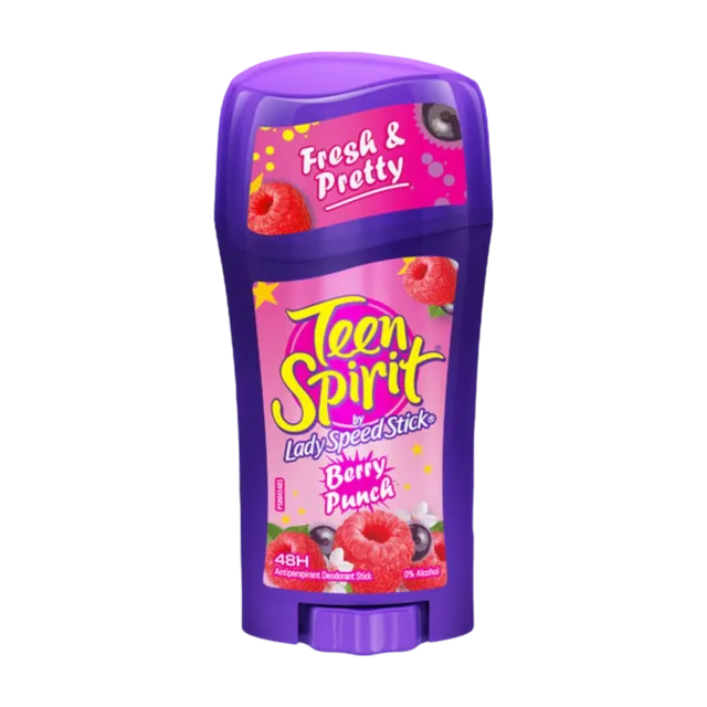 Lady Speed Stick Teen Sprit Berry Punch Deodorant Stick, 65g