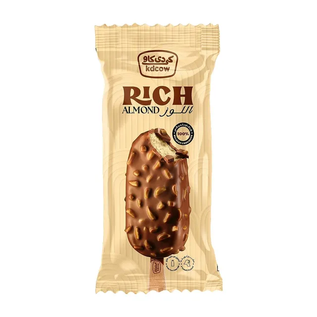 KDCow Rich Almond Ice Cream, 100ml