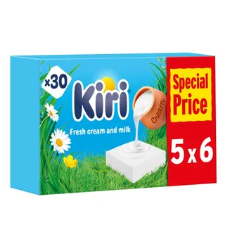 كيري جبنة كريمية قابلة للدهن، 6 حصص، 5x108g