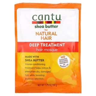 Cantu Strengthening & Restoring Mask with Shea Butter for Dry, Damaged & Natural Hair, 50g