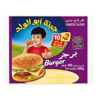 ريجال بيكون شرائح جبنة برجر (12 شريحة)، 200g