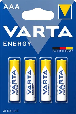 Varta Energy Alkaline AAA Batteries, 4 Pieces