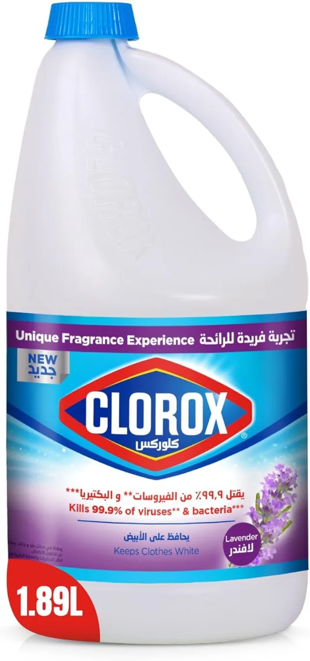 كلوروكس مبيض سائل لافندر، 1.89L