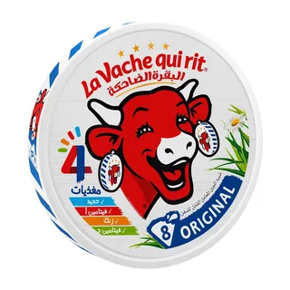La Vache Qui Rit Original Spreadable Cheese Triangles 8 Portions 120g