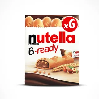 Nutella B-Ready Chocolate Wafer Bar (6 Bars), 132g