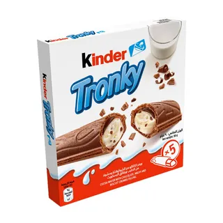 Kinder Tronky Cocoa Wafer with Chocolate 5x18g