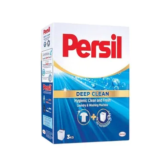 Persil High Foam Deep Clean Powder Laundry Detergent Box, 3kg