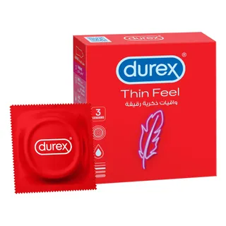 Durex Feel Thin Condoms, 3 Pieces