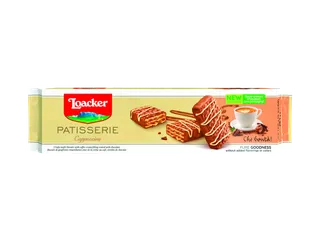 Loacker Patisserie Cappuccino Biscuits, 100g