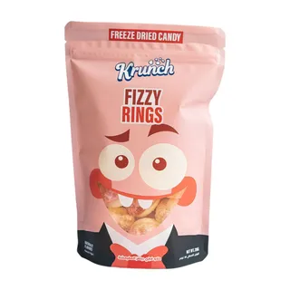 Krunch Fizzy Rings Freeze Dried, 28g
