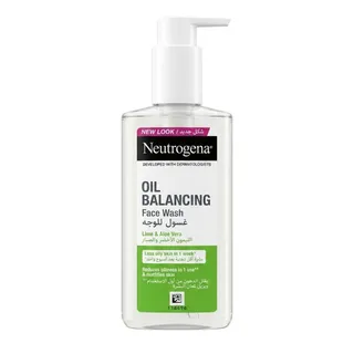 Neutrogena Oil Balancing Facial Wash with Lime Extract, 200ml