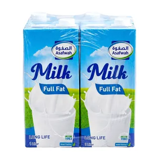 أسفوة حليب UHT، 4x1L