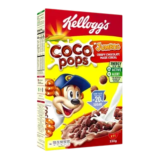 Kellogg's Coco Pops Jumbos Breakfast Cereal, 330g