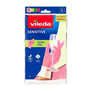Vileda Sensitive Gloves - Large, 1 Pair