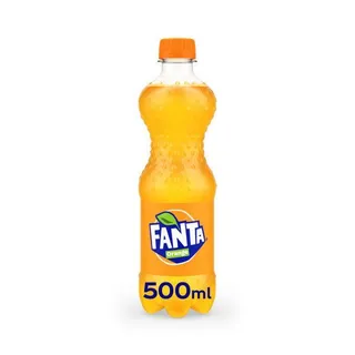 Fanta Orange Carbonated Soft Drink Pet, 500ml