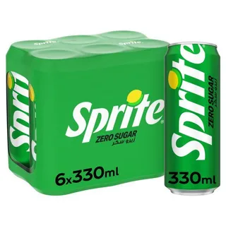 سبرايت زيرو مشروب غازي علبة 6x330ml
