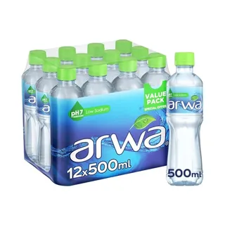 Arwa Water (Value Pack) Low Sodium, 12x500ml
