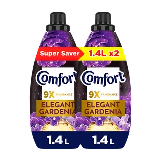Comfort Concentrated Fabric Conditioner Elegant Gardenia 2x1.4L