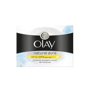 Olay Natural Aura Glowing Radiance Face Day Cream with Mulberry Extract SPF15, 50g