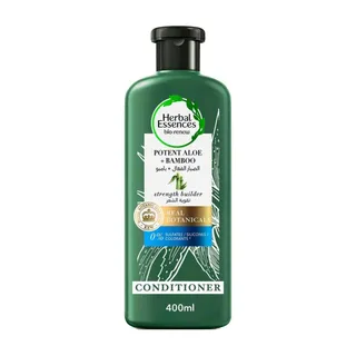 Herbal Essences Sulfate Free Potent Aloe + Bamboo Strength Builder Conditioner, 400ml