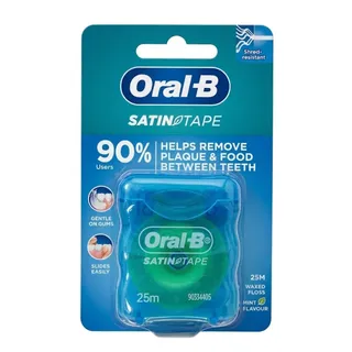 Oral-B Satin Tape 25m Dental Floss Mint Flavor, 1 Piece