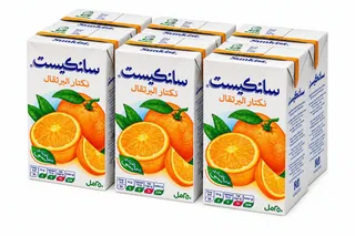 Sunkist Orange Nectar Drink, 6x250ml