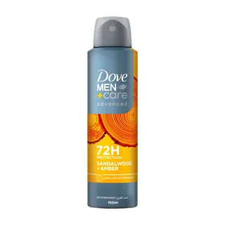 Dove Men + Care Sandalwood & Amber Deodorant Body Spray, 150ml
