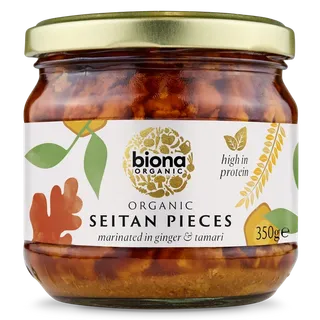 Biona Seitan Organic Soya Sauce&Ginger Ambient 350 g