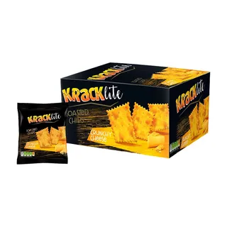 Kracklite Crunchy Cheese Toasted Chips, 12x26g